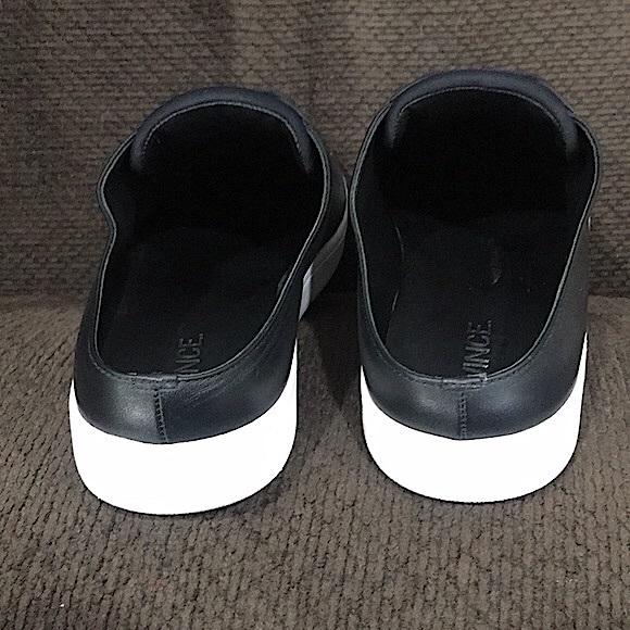 EUC VINCE leather slip on sneakers like new 6.5M - Picture 6 of 9